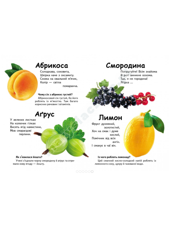 Що це? Овочі, фрукти та ягоди. Запитання та відповіді Що це? Овочі, фрукти та ягоди. Запитання та відповіді