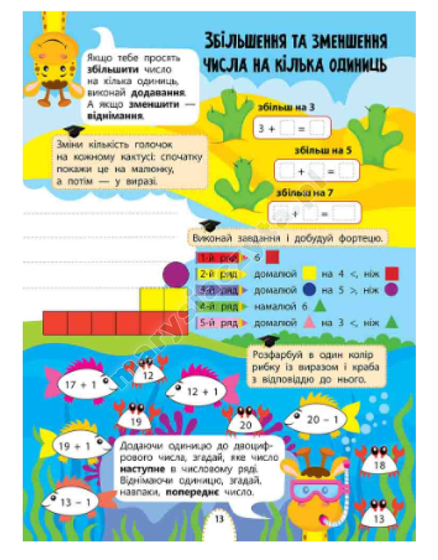 Цікаве навчання. Математика. 1 клас Цікаве навчання. Математика. 1 клас